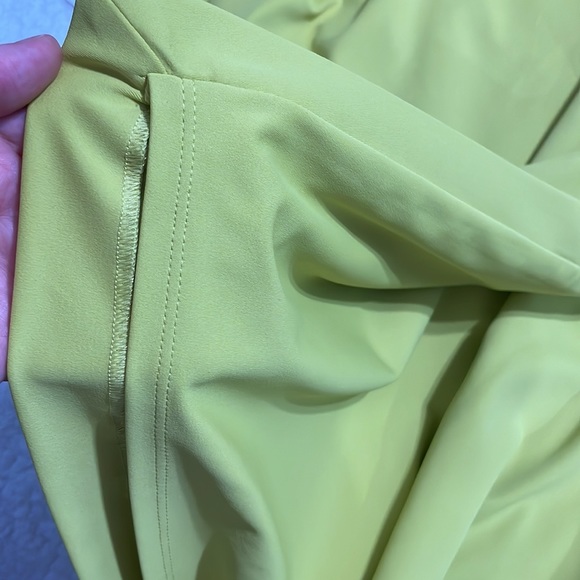 Express Lime Green High Waisted Body Contour Midi Skirt - Picture 7 of 7